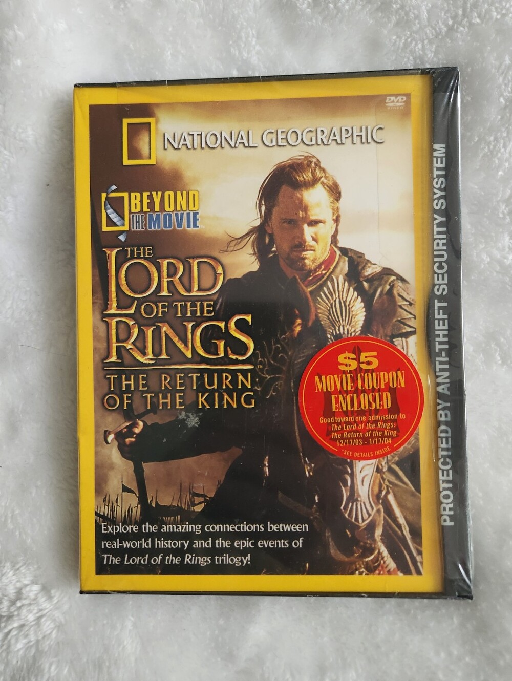 NEW SEALED LOTR Return of the King Beyond the Movie National Geographic DVD 2003